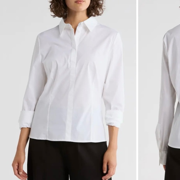 Boss Bierdie Shirt in White Size 6 - Picture 4 of 10